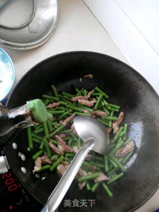 肉炒豇豆的做法步骤：5