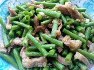肉炒豇豆的做法步骤：11