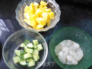 菠萝咕噜豆腐的做法步骤：3