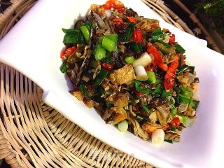 家的味道:蒜苗干菜末的做法步骤：11