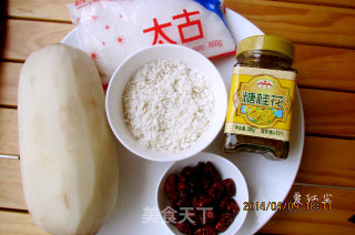 糖桂花糯米藕的做法步骤：1