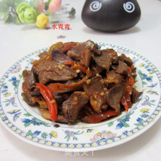 辣炒鹅杂的做法步骤：12