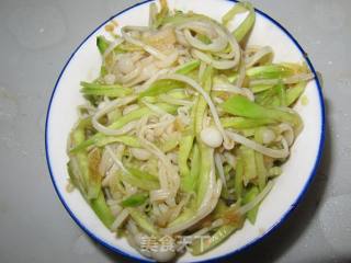 黄瓜拌金针菇的做法步骤：12