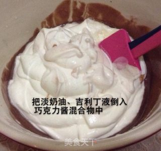 巧克力慕斯蛋糕的做法步骤：12