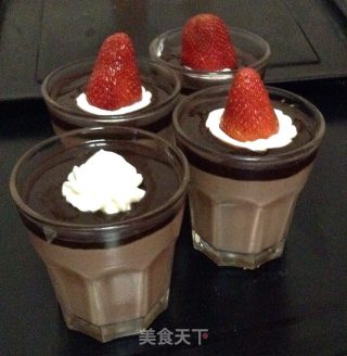 巧克力慕斯蛋糕的做法步骤：24