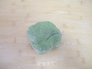 蒜蘸菠菜面的做法步骤：5