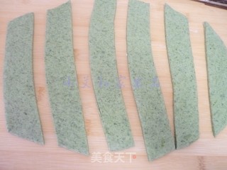 蒜蘸菠菜面的做法步骤：7
