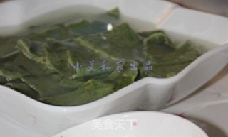 蒜蘸菠菜面的做法步骤：11