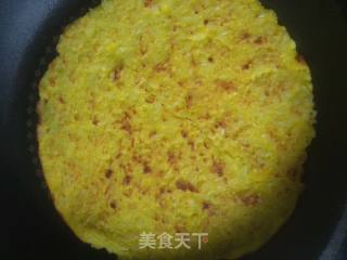美味、简单、环保的自制米饭饼的做法步骤：5