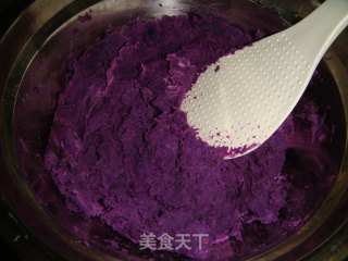 紫薯小麻球的做法步骤：2