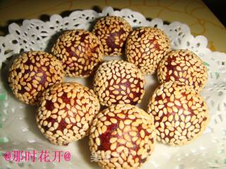 紫薯小麻球的做法步骤：9