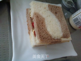 草莓鸡蛋三明治的做法步骤：13