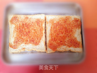 快手营养早餐 吐司披萨的做法步骤：3