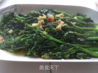炒菜心的做法步骤：6