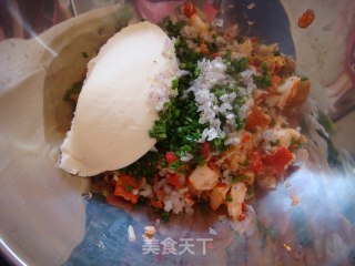龙虾可丽饼配大豆苗莎拉和萝卜乳的做法步骤：6