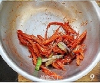 辣拌明太鱼丝的做法步骤：9