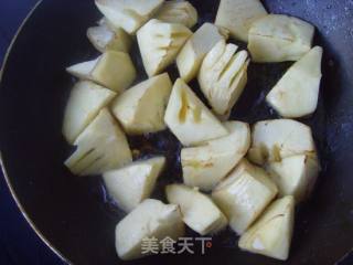 鲜嫩酥烂---三杯竹笋的做法步骤：3
