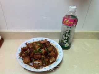 红烧咸青鱼的做法步骤：4