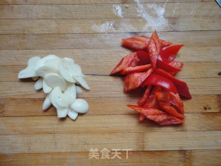 红椒炒芸豆的做法步骤：3