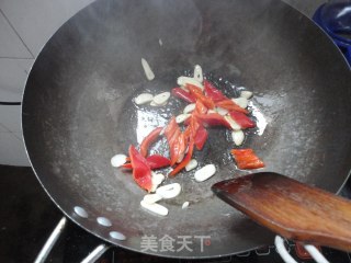 红椒炒芸豆的做法步骤：5