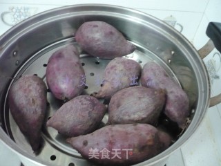 紫薯银耳羹的做法步骤：2