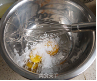 山寨蔓越莓戚风蛋糕的做法步骤：2