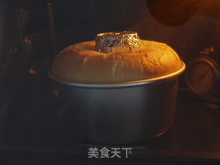 山寨蔓越莓戚风蛋糕的做法步骤：11