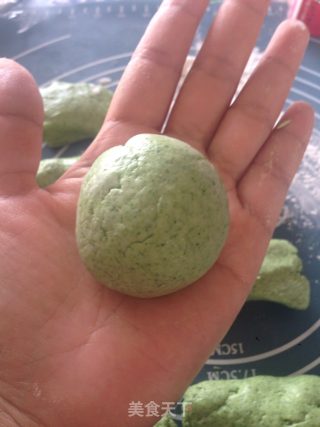 艾糍粑的做法步骤：4