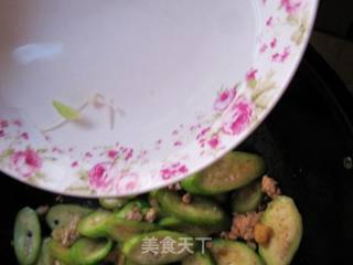 丝瓜炒肉末的做法步骤：8