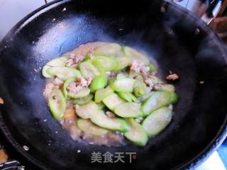 丝瓜炒肉末的做法步骤：9