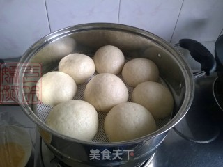 豆渣红豆包的做法步骤：12