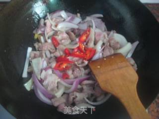 黑椒肉片的做法步骤：6