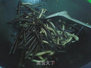 特色养生东北菜——蕨菜蘑菇的做法步骤：5