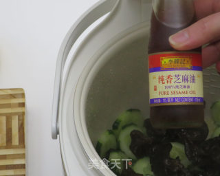 清炒黄瓜木耳（电饭煲版）的做法步骤：5