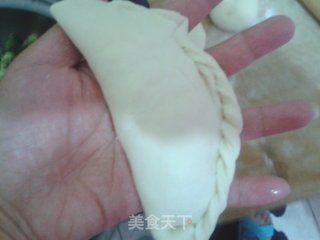 经典馅饼——韭菜盒子的做法步骤：7