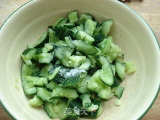 香干拌黄瓜的做法步骤：5