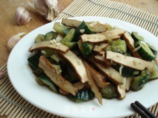香干拌黄瓜的做法步骤：8