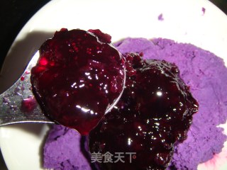 蓝莓紫薯塔的做法步骤：4