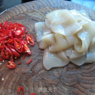 油辣蘑芋豆腐的做法步骤：2