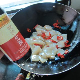 油辣蘑芋豆腐的做法步骤：6
