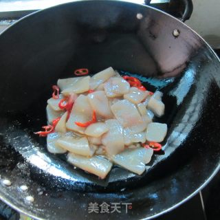 油辣蘑芋豆腐的做法步骤：8