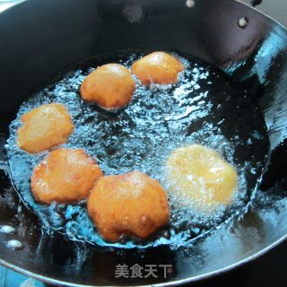 油炸南瓜豆渣饼的做法步骤：10
