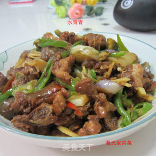 茄子烧仔鸭的做法步骤：12