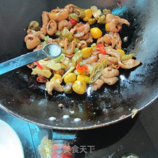 大肠烧粟子的做法步骤：9