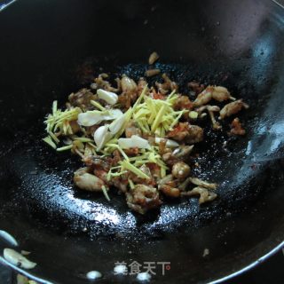 孜然蛙肉的做法步骤：7