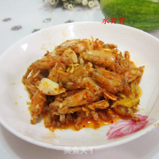 孜然蛙肉的做法步骤：10