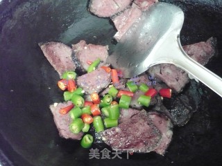香辣血粑豆腐的做法步骤：8