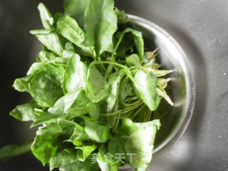 素菠菜汤的做法步骤：1