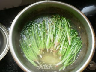 素菠菜汤的做法步骤：3