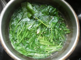 素菠菜汤的做法步骤：4